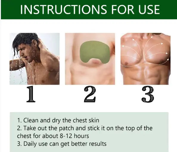 Men's Chest Wellness Patch