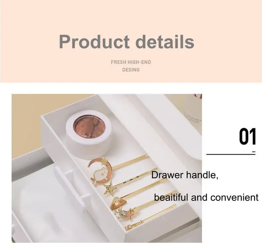 Beauty Routine Organizer for Makeup, Skin Care & Jewelry