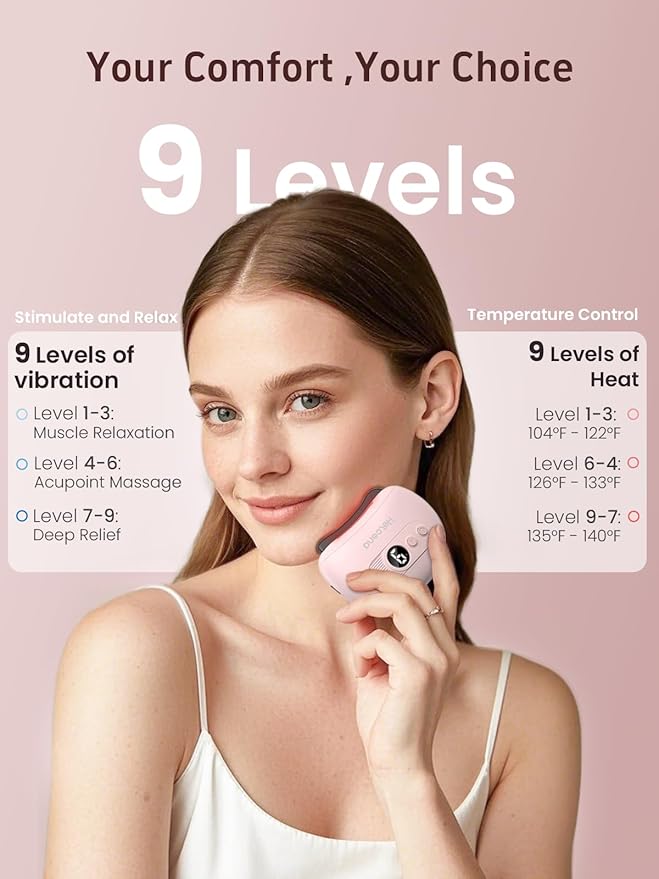 Electric Facial Gua Sha Massager for Beauty Care