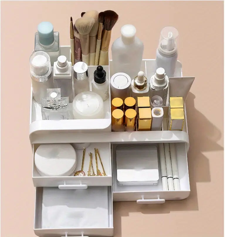 Beauty Routine Organizer for Makeup, Skin Care & Jewelry